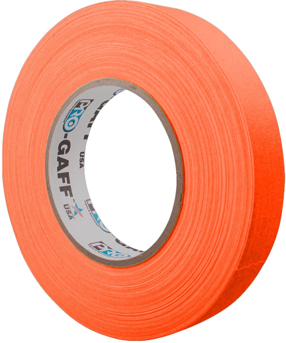 Pro Tapes Pro Gaff Fluor Gaffa Tape 24mm x 45m Oranje