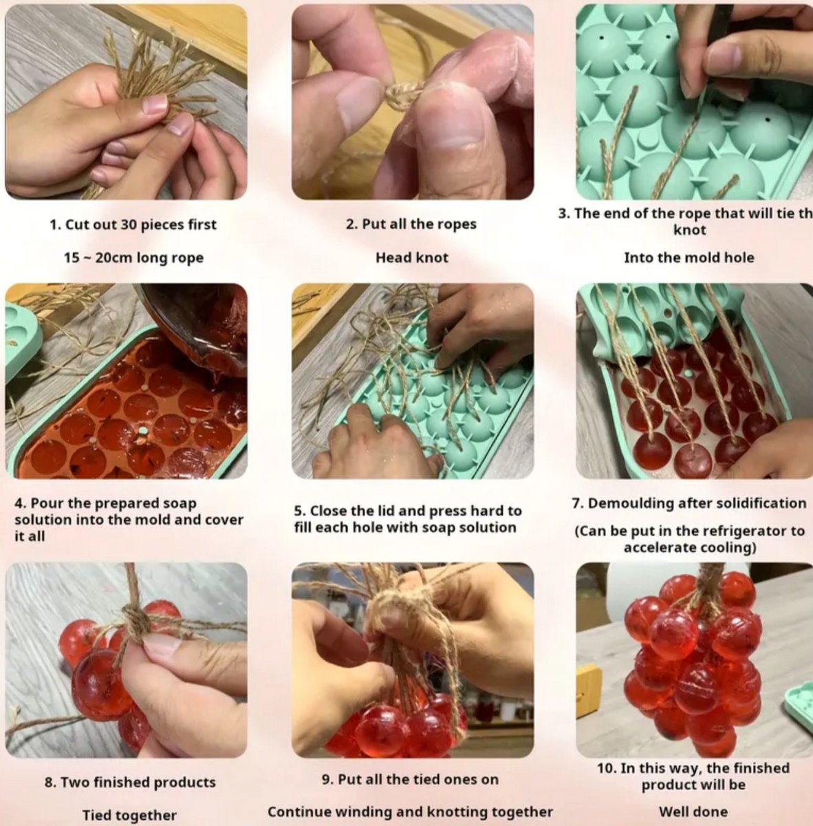 Zeep mal druiven maken