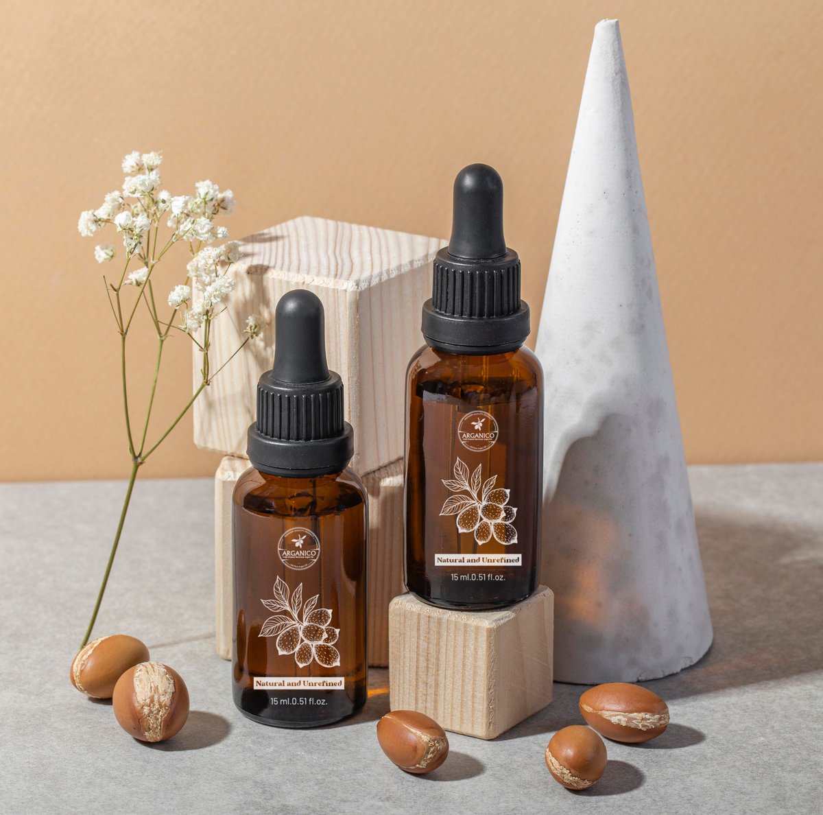 Arganico 100% Pure Marokkaanse Arganolie – Haar, Huid & Nagels – Zonder Parfum – 100 ml