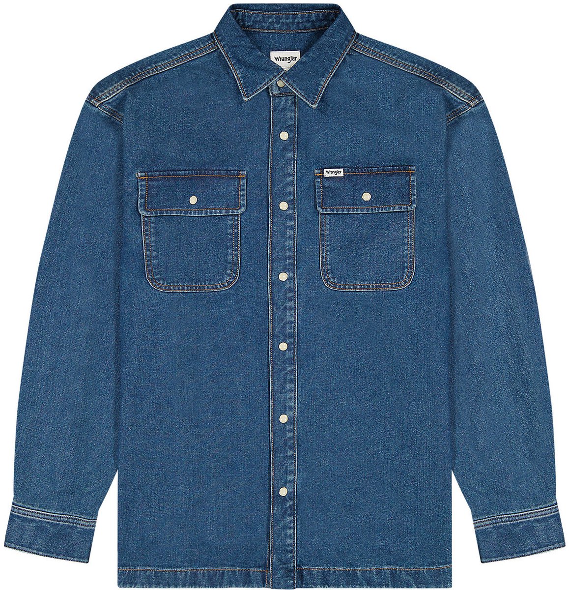 Overhemd Wrangler Blauw