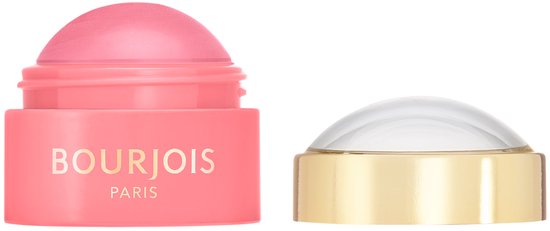 Bourjois Little Round Pot Cream Blush, 02 Antique Pink, Kan in meerdere laagjes worden aangebracht, Blijft de hele dag zitten, Zachte, vervaagbare formule, Natuurlijke blos, 8,5 g