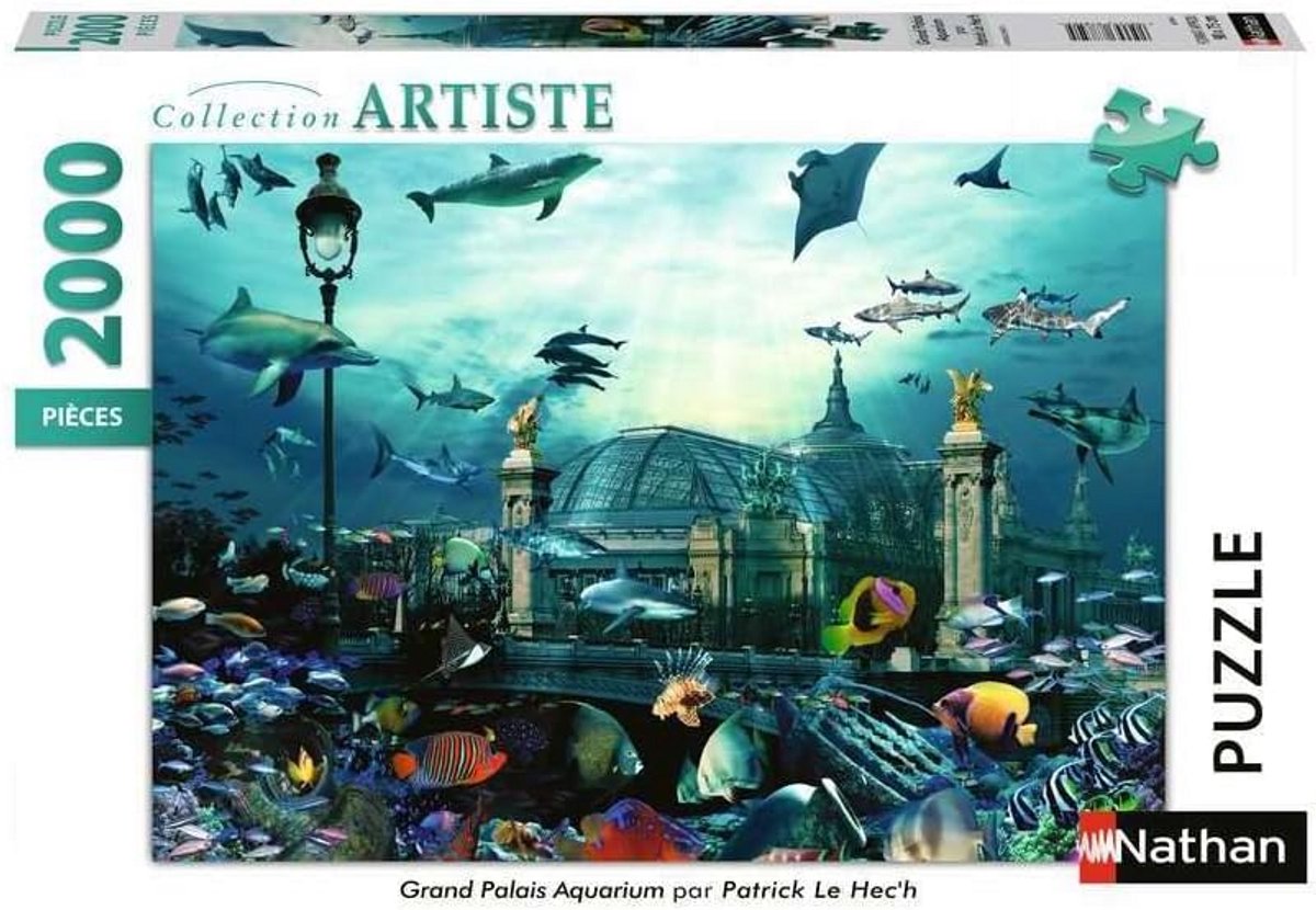 Kunstzinnige Legpuzzel 2000 Stukjes - Gedetailleerd Aquarium