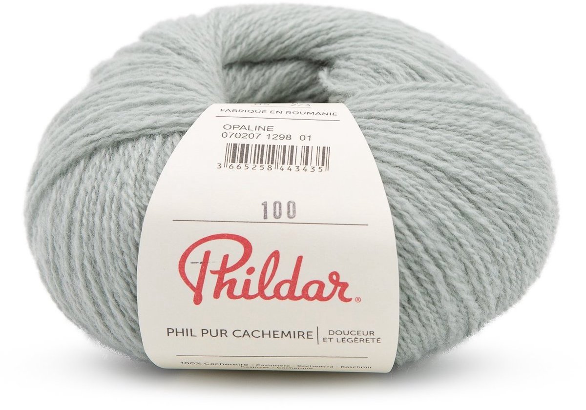 Phildar - Pur Cachemire - Ultrazachte Premium Garen - 100% Kasjmier - Kleur : Opaline