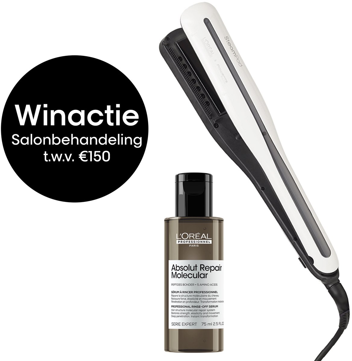 L'Oréal Professionnel Steampod 3.0 + Haarserum cadeau -