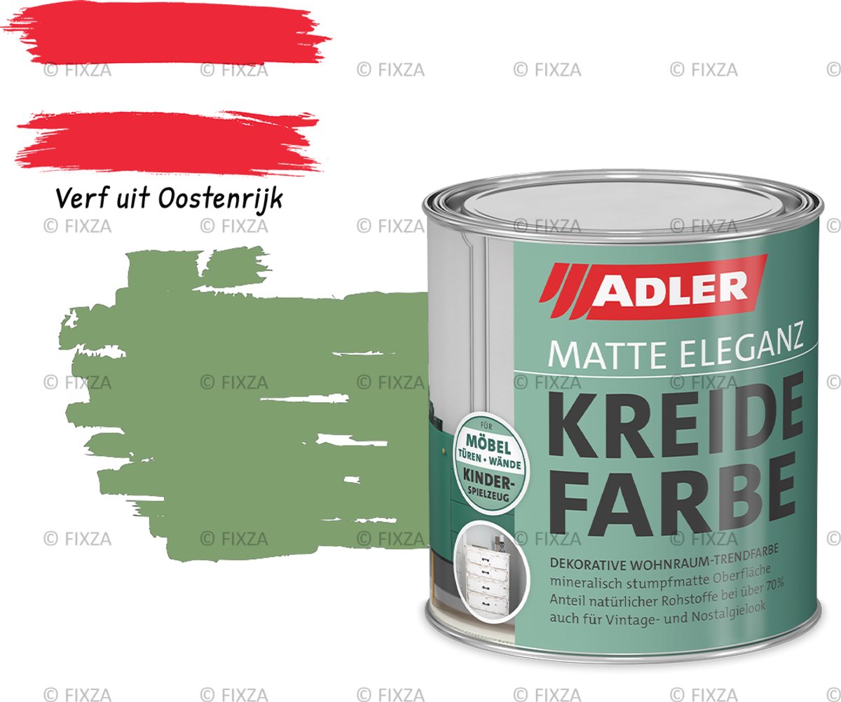 ADLER Vivido Krijtverf – Bergden – Duurzame matte verf voor hout, meubels, deuren, metaal en kunststof – 375 ml