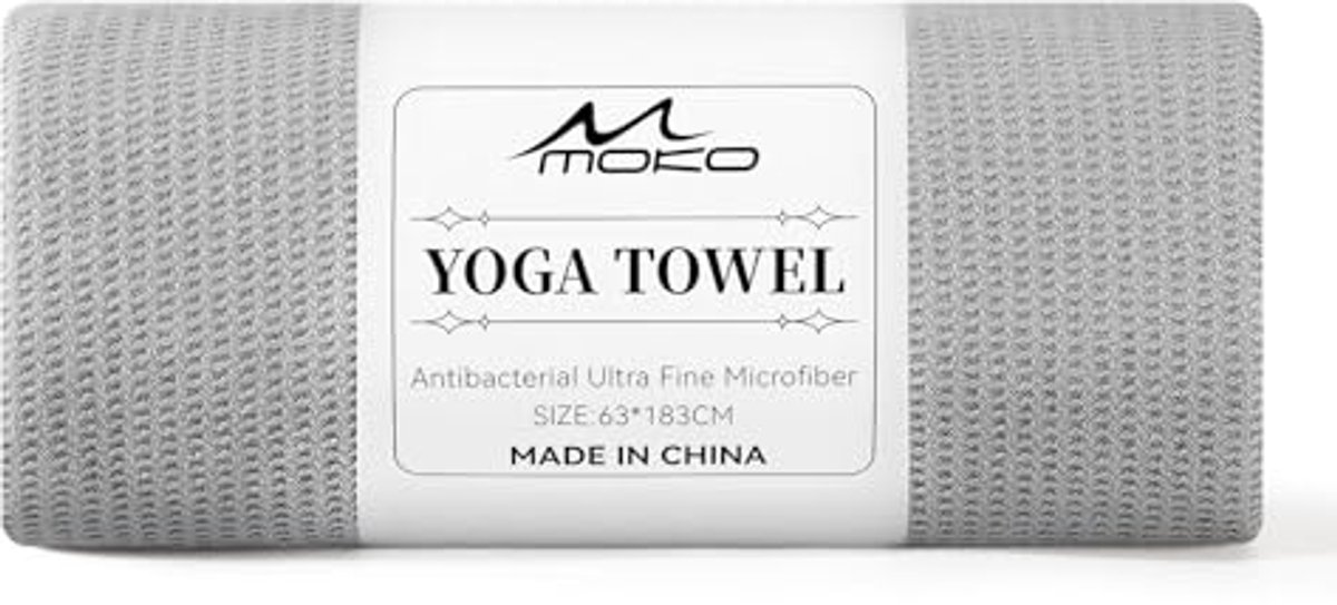 Antislip Yoga Handdoek 180 x 61 cm - Ideaal voor Pilates, Fitness, Meditatie en Strand