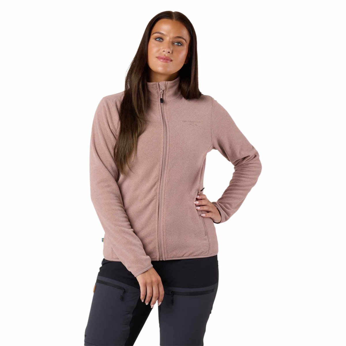 Swedemount Stryn Fleece – Fleecejack voor dames Hazel Melange/hazel