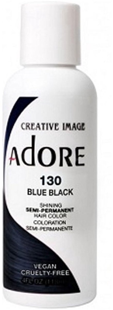 Adore Shining Semi Permanent Hair Color Blue Black 130 Haarverf