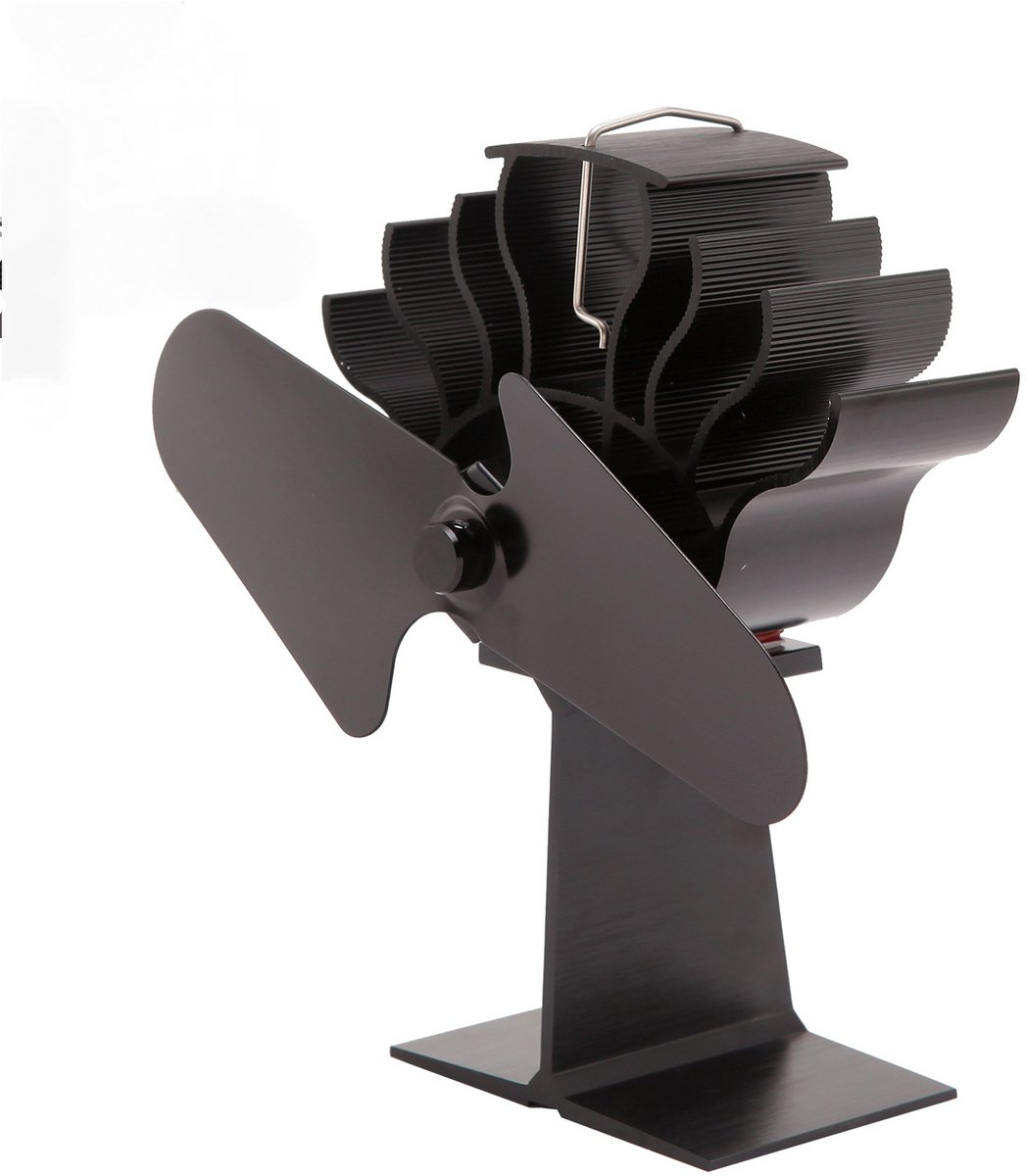 Kachelventilator - Kachelventilator – Krachtige Klassieke Ontwerp – Ideaal voor Houtkachels – Thermische Ventilator voor Efficiënte Luchtcirculatie & Brandstofbesparingen