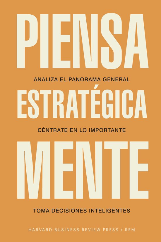 Piensa estratégicamente - cover