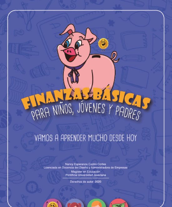 Finanzas Básicas para niños, jóvenes y padres - cover
