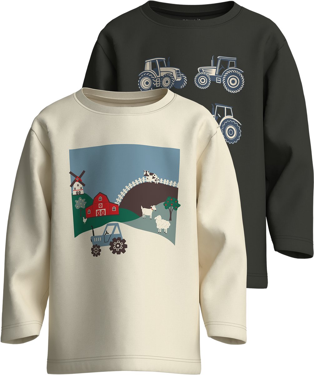 NAME IT - NMMVICTOR 2P LS NREG TOP Heren T-shirt