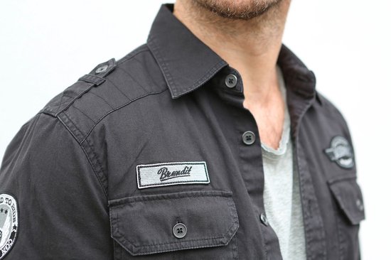 Chemise Brandit -7XL- Luis Vintage Zwart