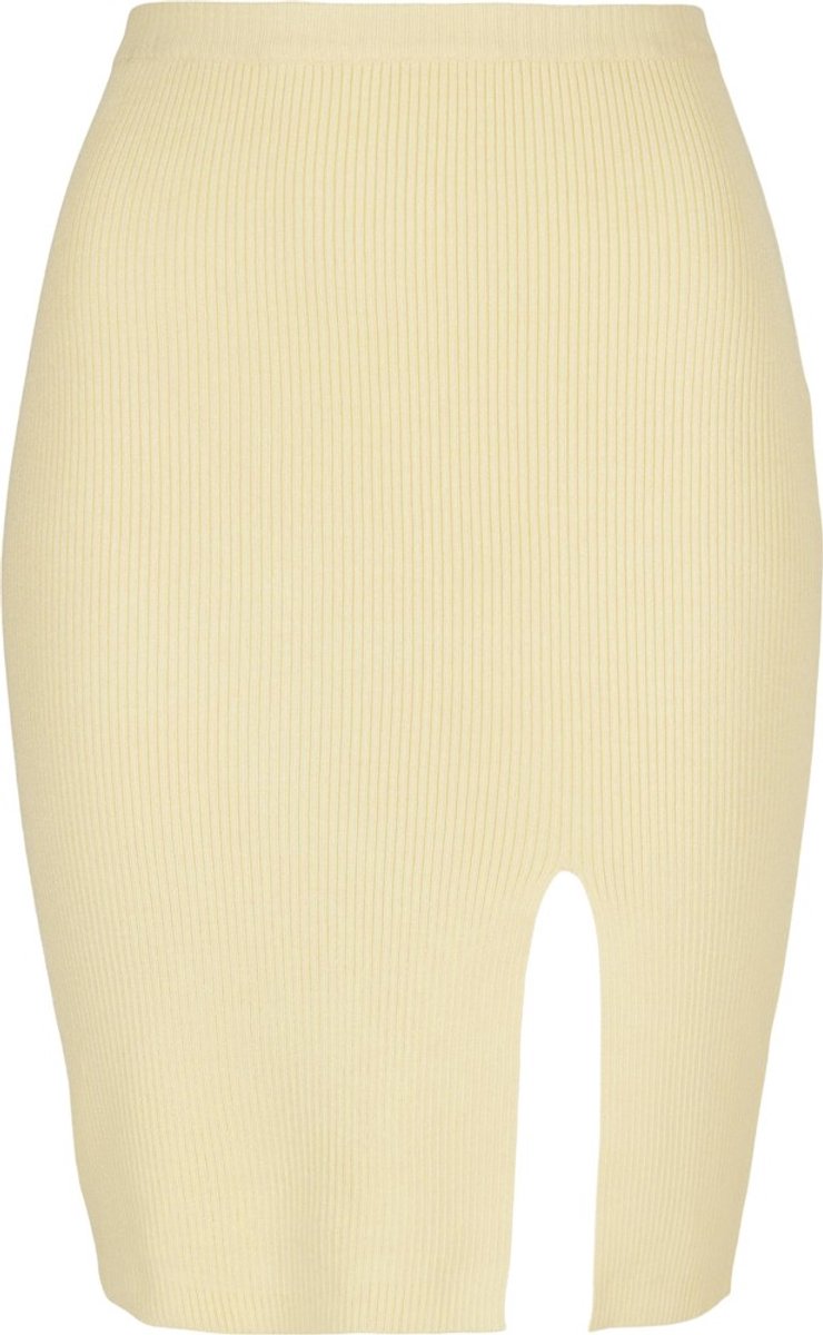Urban Classics Rib knit Korte rok 4XL Geel