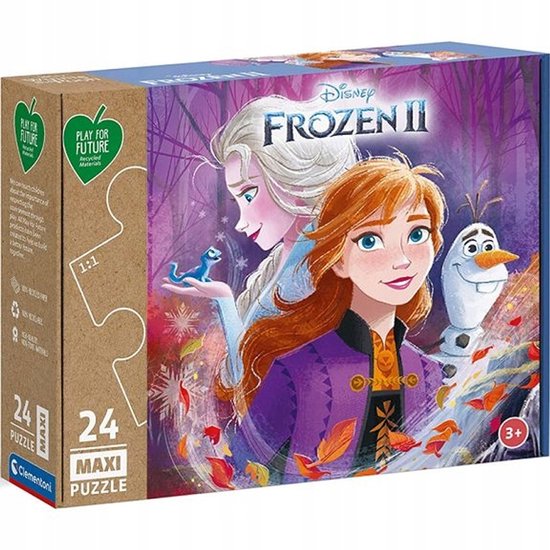 Clementoni Maxi Puzzel Frozen II 24 Stuks - Duurzaam Spelen | bol