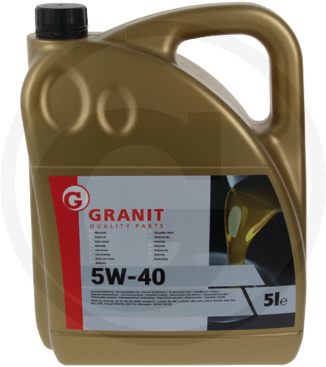 GRANIT Motorolie - Motorolie SAE 5W-40 - 5L