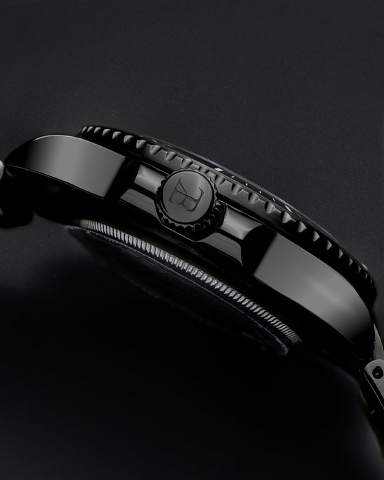 Montre homme Elysian Zwart 42 mm - Acier 316L - 10 ATM - Seiko