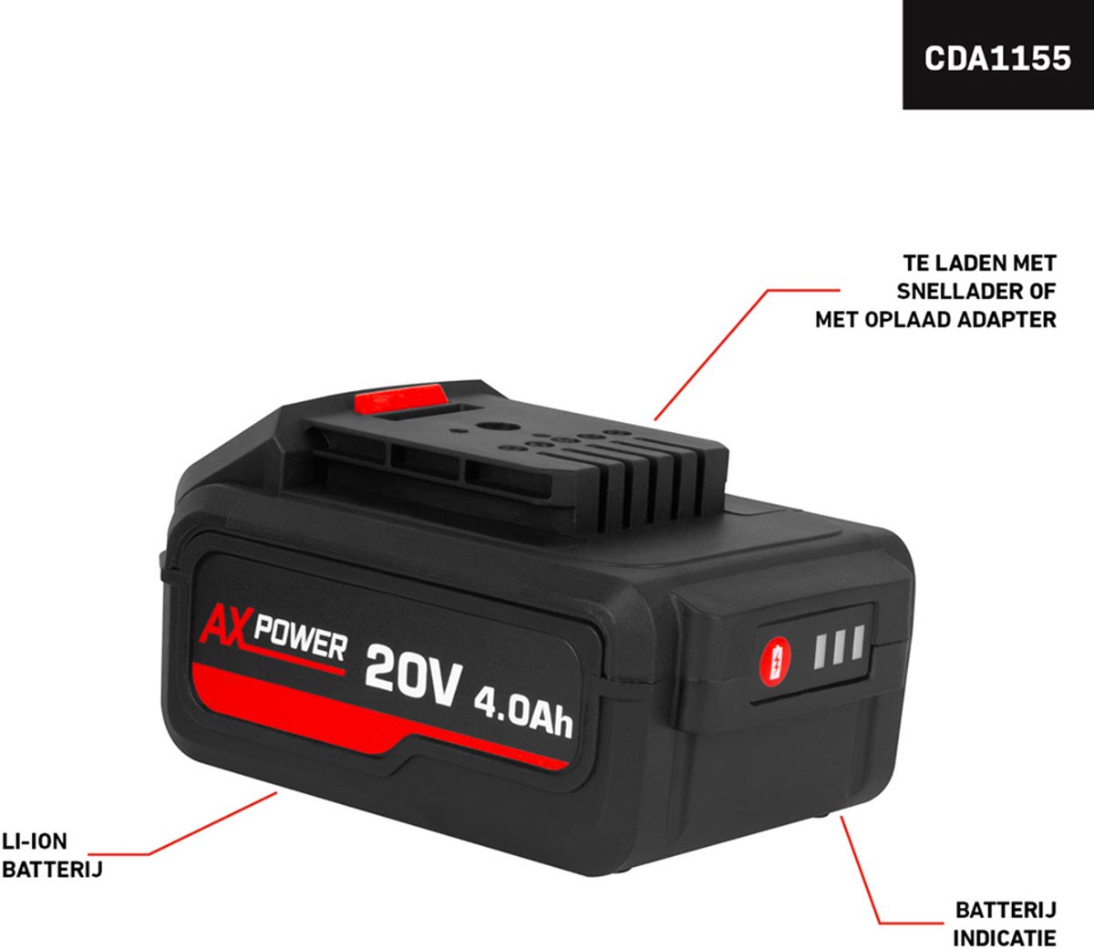 Chargeur Batterie Li-Ion 4S ENER Power EP-DC - 14.4-14.8V, 1A Pour Outils Et Appareils