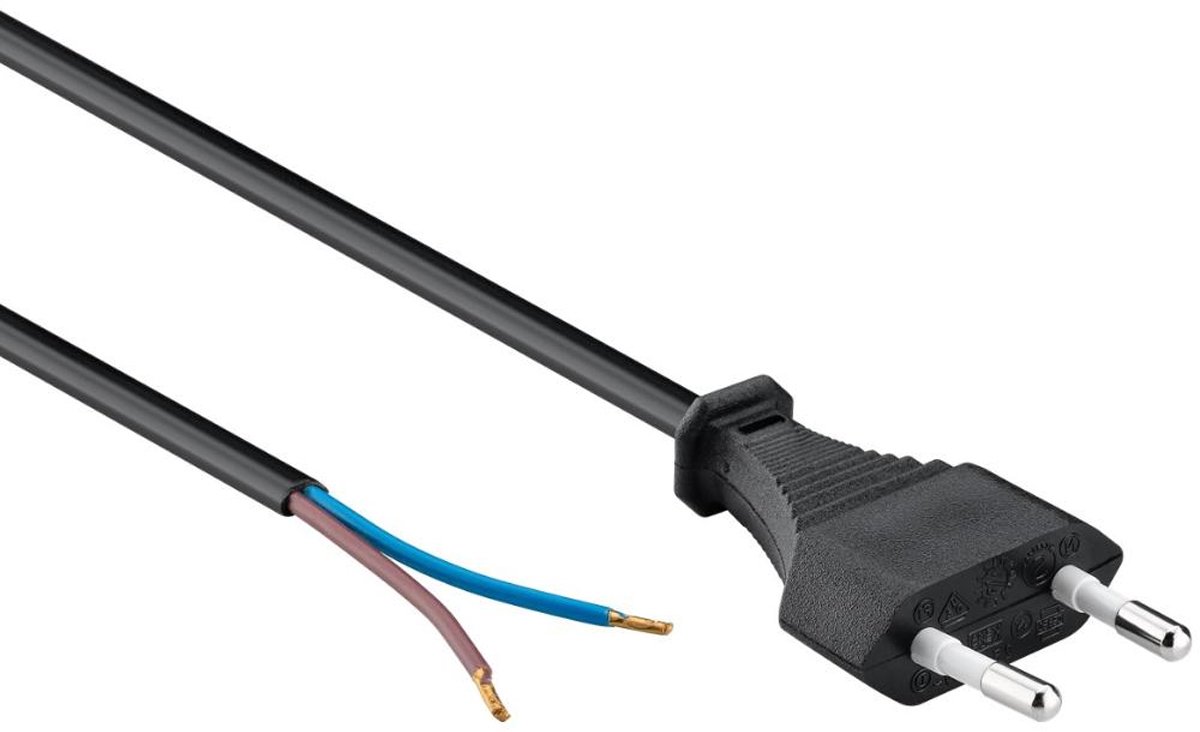 VB Extend Aansluitsnoer 2x0.75 - 3 meter - Zwart