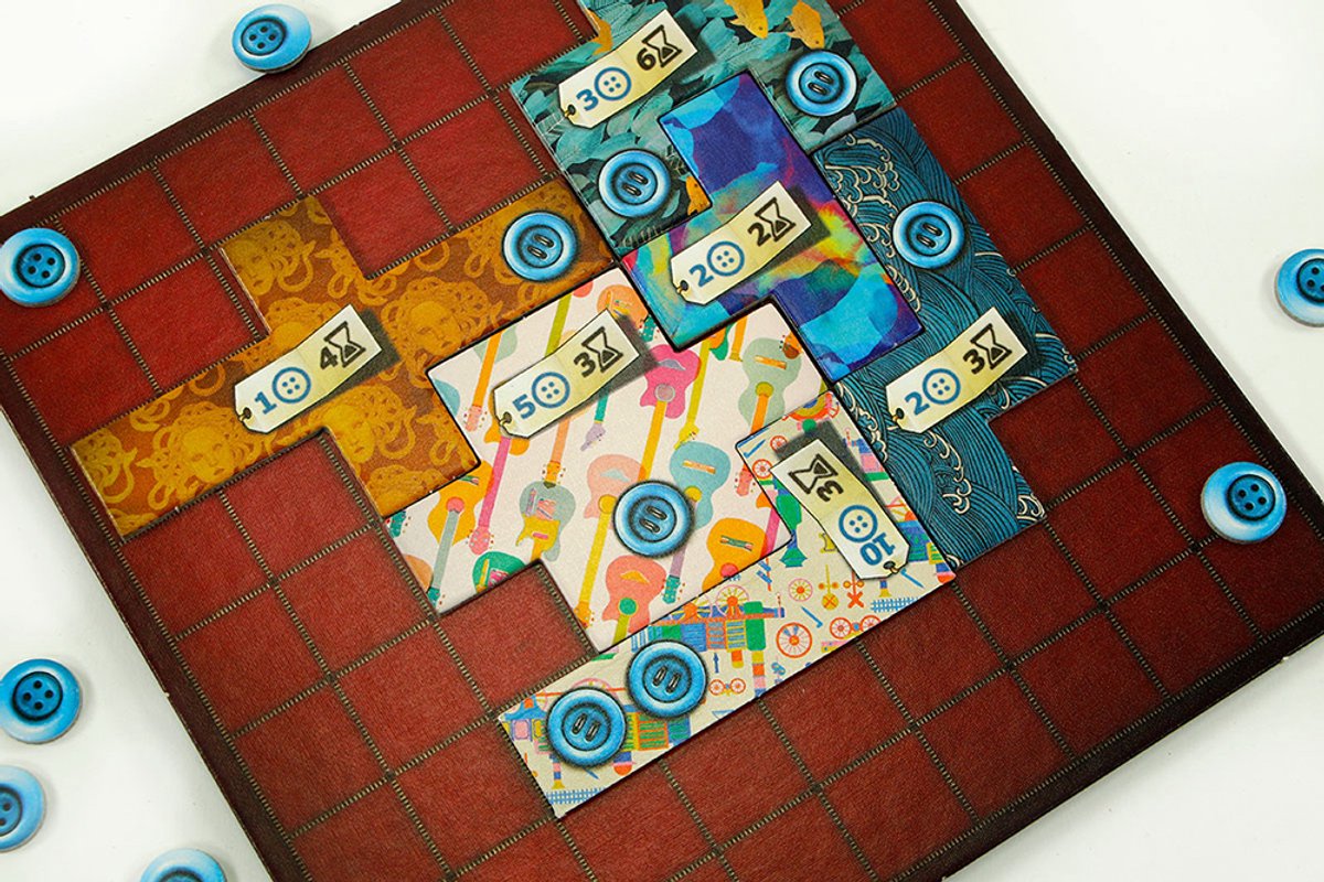 999 Games - Patchwork - Twee speler spel - Uitdagende puzzel voor 2! - Door de eenvoudige spelregels in combinatie met tactische uitdaging is Patchwork leuk voor iedereen! — afbeelding 11