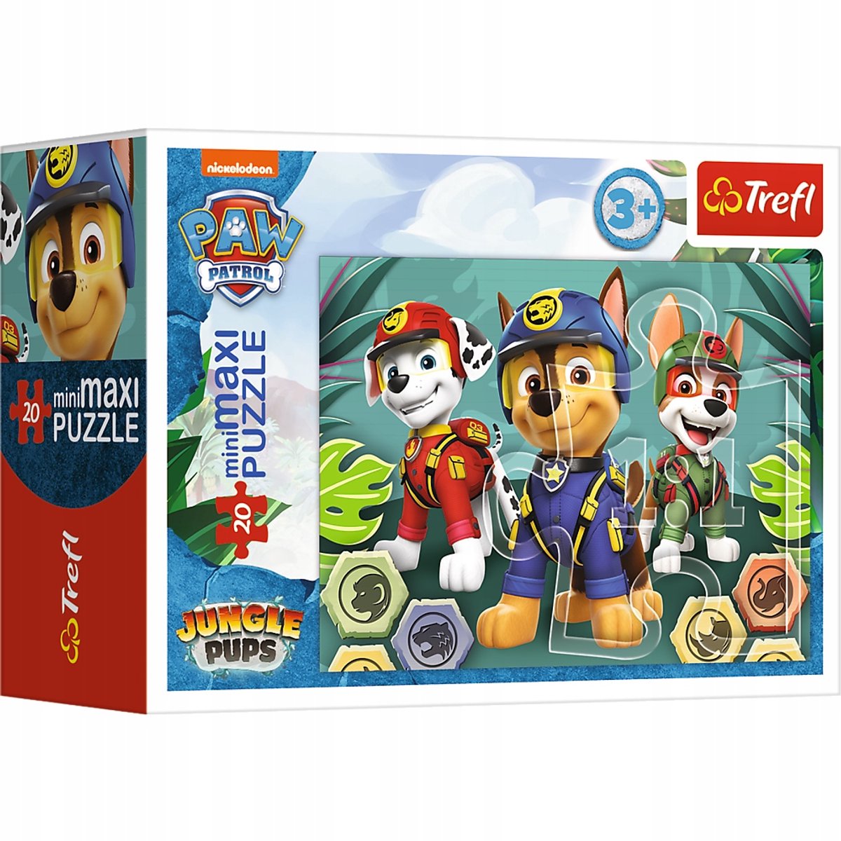 Paw Patrol Mini Maxi Puzzel 20 Stukken - Veilig en Leuk voor Kinderen