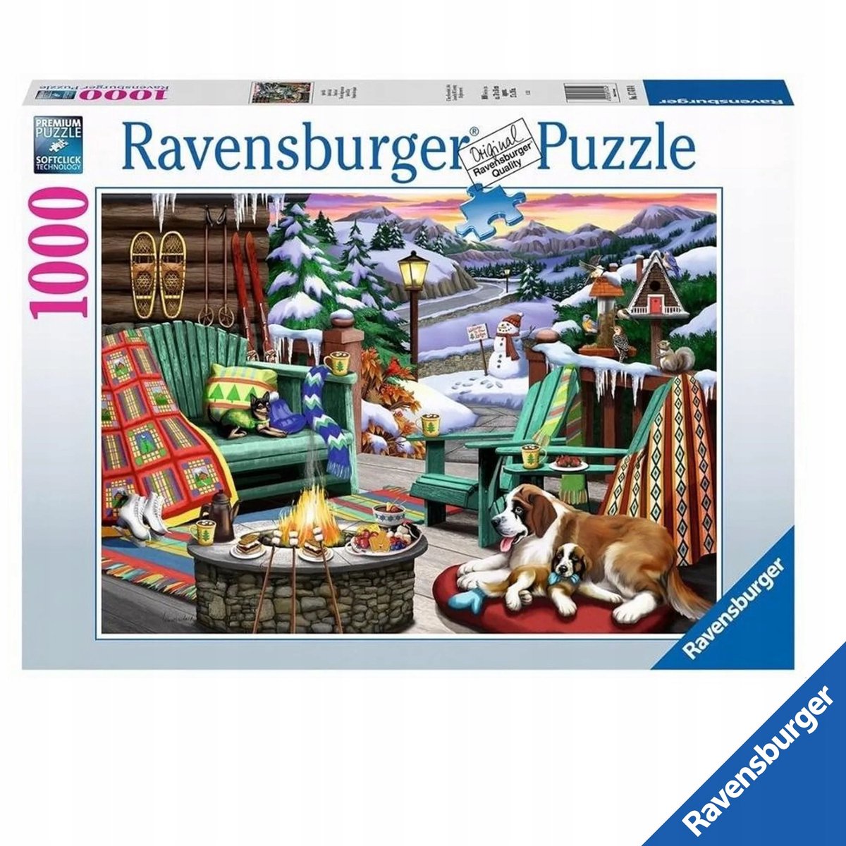 Ravensburger Premium 1000-delige Winterrust Puzzel