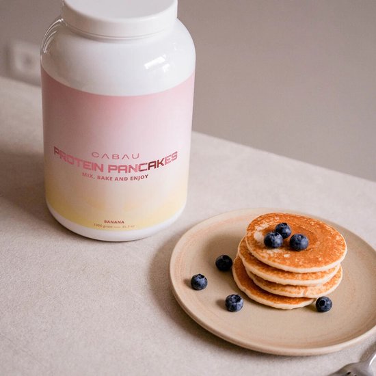 Cabau Lifestyle - Protein Pancakes - Hoogwaardige Eiwitten - Apple Cinnamon - 25 pannenkoeken - Eiwitpannenkoeken - Klaar in een handomdraai - Makkelijk te bereiden van Cabau — afbeelding 2