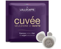 Lollo Caffè "Gran Cuvée" 100 stuks - ESE Koffiepads - Premium koffie uit Napels - Lage zuurgraad, zachte crema - Typische Zuid-Italiaanse koffie