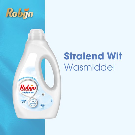 Détergent liquide Robijn Radiant Wit - 6 x 20 lavages - Paquet économique