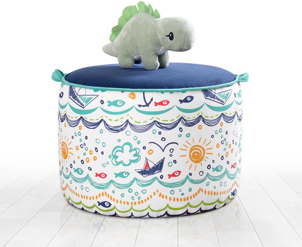 Lodie Kindervleugelstoel | 100% microvezel | Multicolor - Asir Group - Zitmeubelen - Blauw - Microfiber - Zitmeubelen -