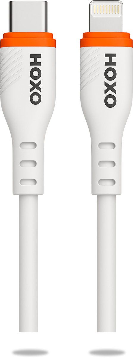 USB C Kabel - Geschikt voor Lightning - 27W Snellader - 1 Meter - Snellader - Oplaadkabel - Wit