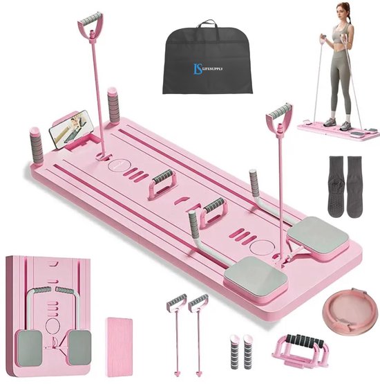 Lifesupply Pilates Board 8 in 1 met Luxe Draagtas en - Vromen VOF - €80,70