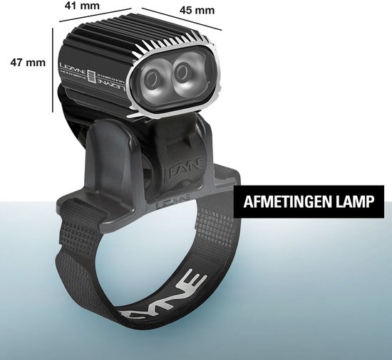 Lezyne Multi Drive 1000 LM W / Power Pack & Mounts - USB Oplaadbare Fietslamp - Fietsverlichting Voorlicht - Fietslicht Voor - 6 Standen - 1000 Lumen - Waterdicht - Zwart — afbeelding 2