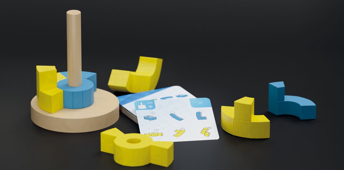 Gigamic - Katamino Tower - 3D puzzelervaring — cadeau in Spellen & Speelgoed - foto 4