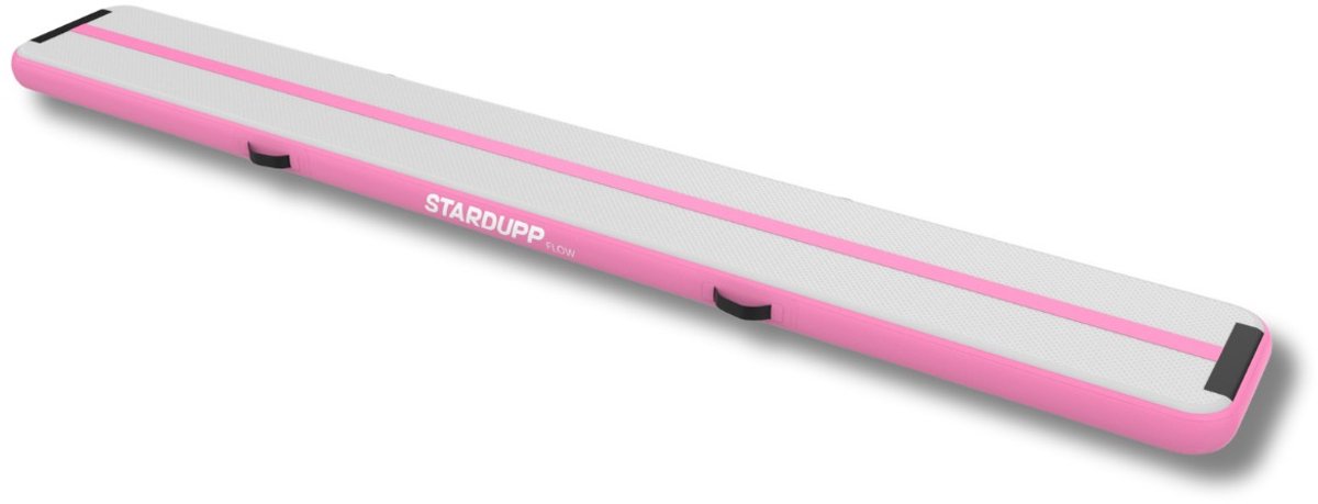 Stardupp AirBeam Pink 300x40x10 CM- Opblaasbare balk - Evenwicht - Turnbalk voor balansoefeningen - Waterproof - Sporten & spelen - Balance beam - Roze