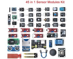 Geschikt voor Arduino sensor module starter kit 43 delig in 1 | Sensor Set