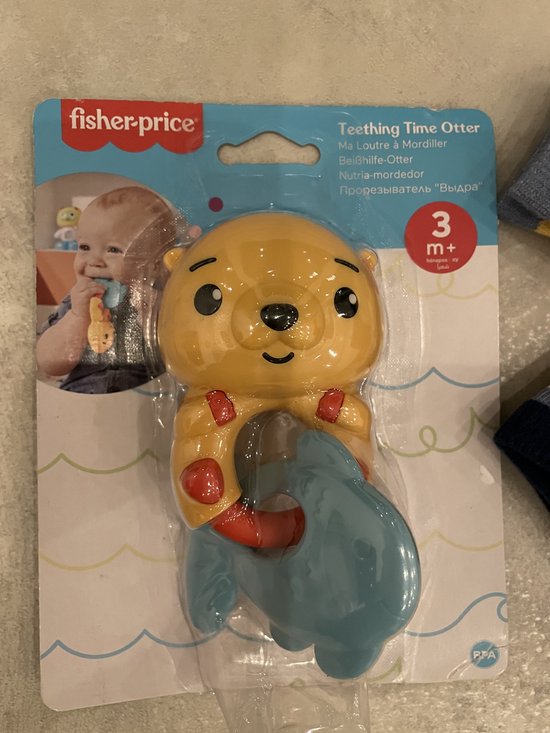 Maminobaby.nl - Baby geschenkset - Winnie the pooh 3-delige sokjes - Fisher price bijtring - Hydrofiele doek - Kraamcadeau - Babyshower van Maminobaby.nl — afbeelding 5