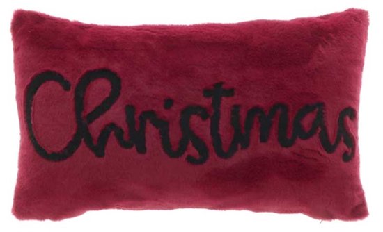 Unique Living | Kussen Christmas 30x50cm tawny port | Kussen woonkamer of slaapkamer