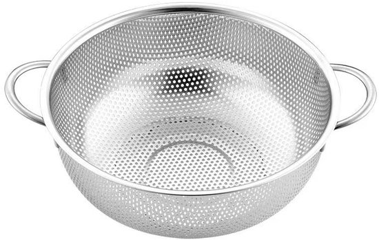Mikinona Roestvrijstalen Vergiet Met Handgreep Noodles Filter Afdruipmand Voor Thuis Restaurantgebruik Voor Frituren Koken Van Groenten