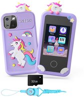 BP® Speelgoed Telefoon Paars - Kindertelefoon - Kindercamera - Educatief Speelgoed 3 Jaar - Kinder Telefoon - Nederlandse Instellingen - 22 Kindvriendelijke Offline Apps - Educatieve Spellen - Inclusief 32 GB SD Card