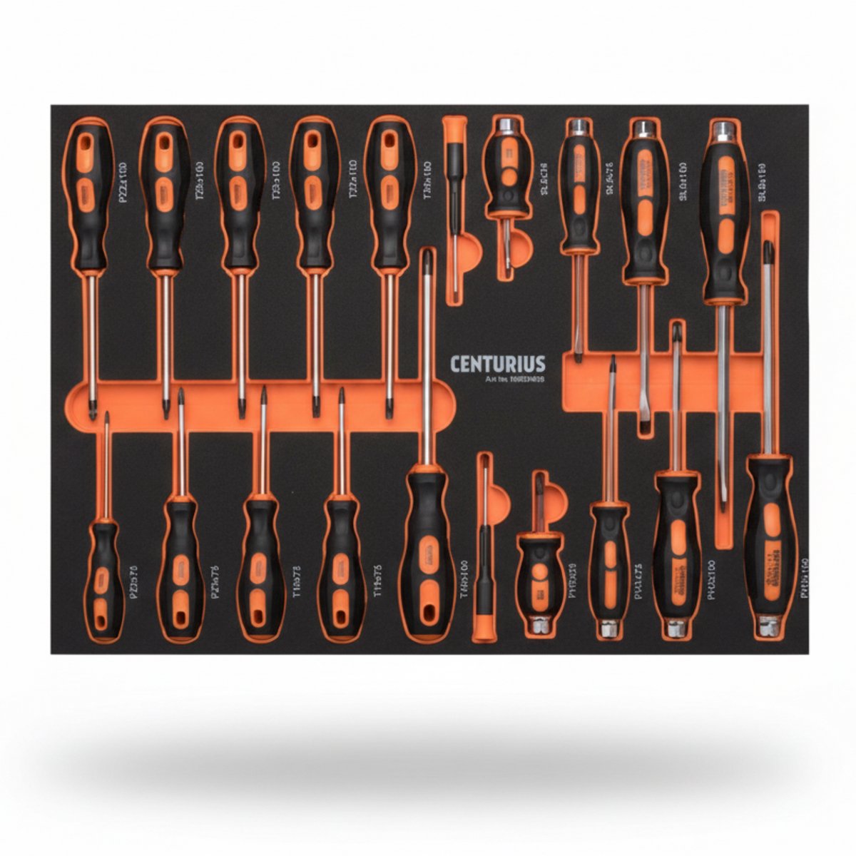 Schroevendraaierset - Met Torx - 21-delig - In Softmodule - Voor Fijnmechanisch Werk | Centurius