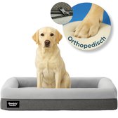 Pet Perfect Luxe Orthopedische Hondenmand - Orthopedisch Hondenkussen -Afneembare hoes - Wasbaar - Met Rits (Large