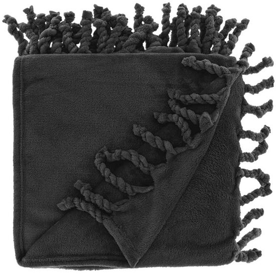 Unique Living - Plaid Lieke 130x160cm Black