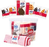 Lotus wafel assortiment met gratis keukenhanddoek - 20 stuks - 921g