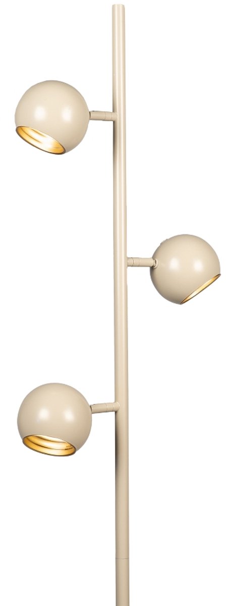 Lumidora Vloerlamp 75376 - DUNK - 3 Lichts - G9 - Goud - Beige - Zand - Metaal