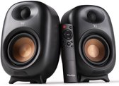 Stereo set - Audizio RS80 HiFi speakers - Boekenplank speakers - Bluetooth - Donkergrijs - 160W