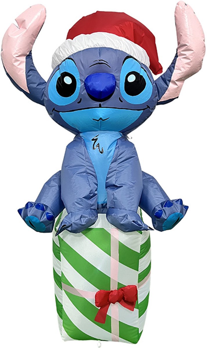 Opblaasfiguur polyester Stitch cadeautje 120 cm Disney