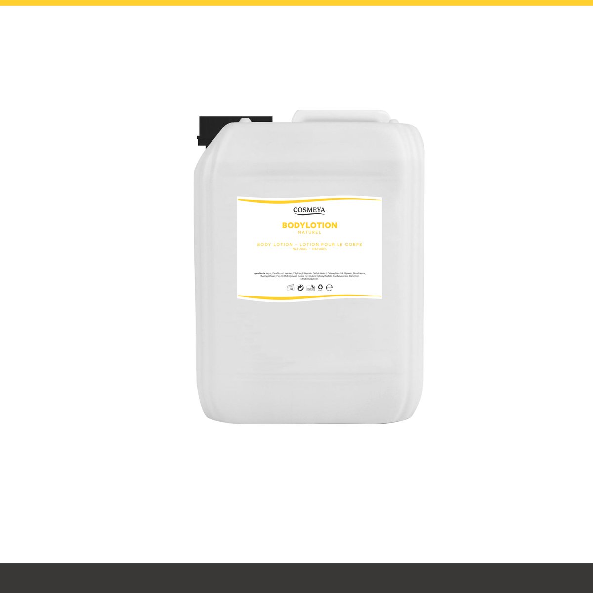 Bodylotion - Naturel - Wit - 3 Liter - Jerrycan - Navulling - Navullen - Body Lotion - Lotion Pour Le Corps | LP5