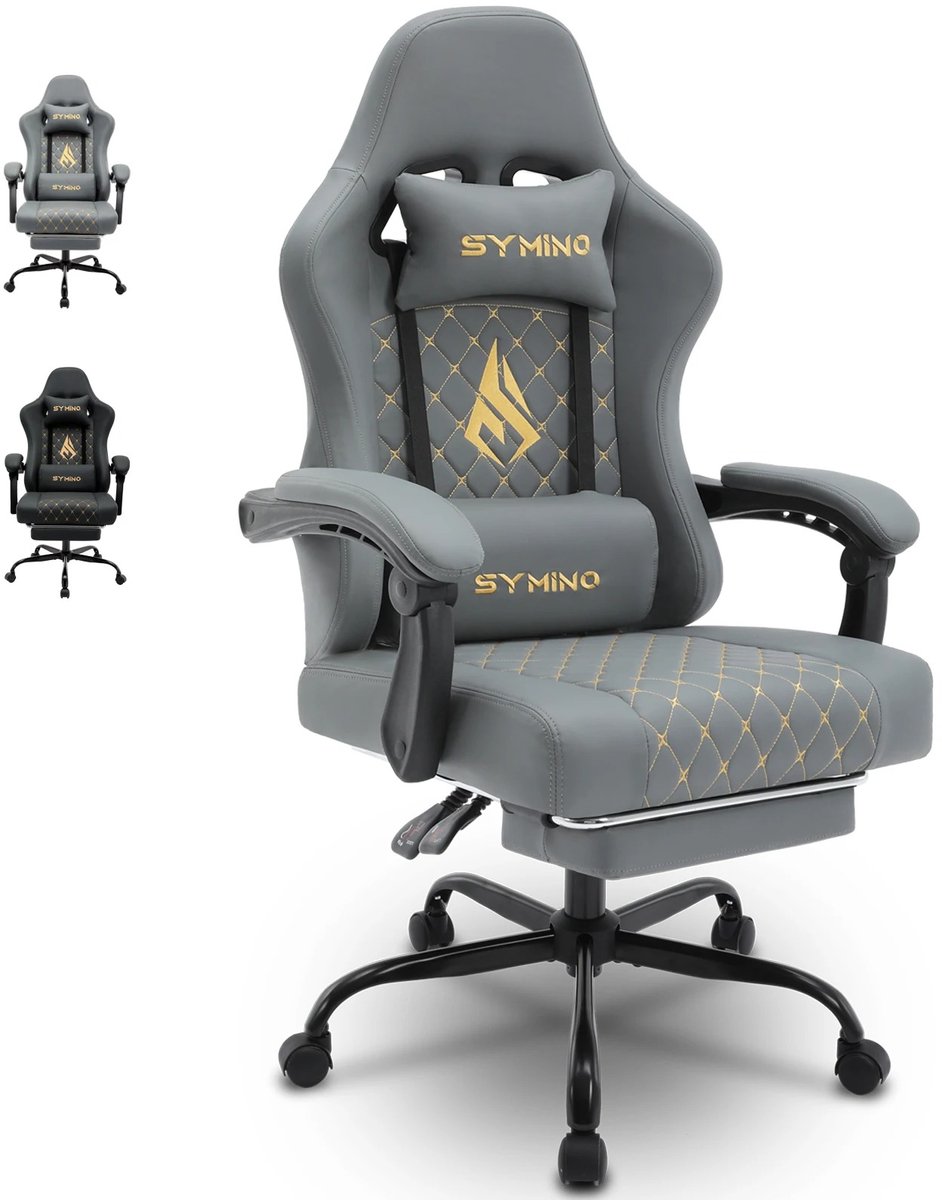 Gaming Stoel - 200 kg Draagvermogen - Racing-Style Gamestoel