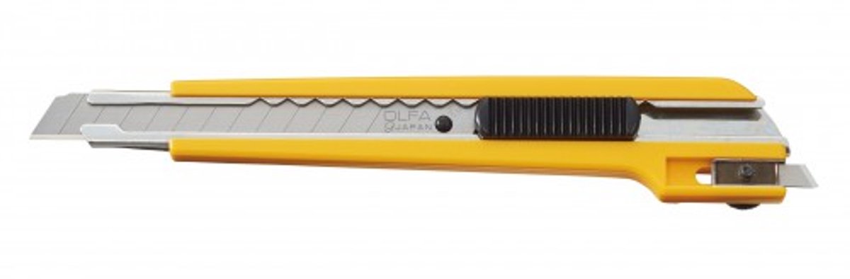 Cutter OLFA Dubbel gebruik Geel 12,5cm (l) 9 mm